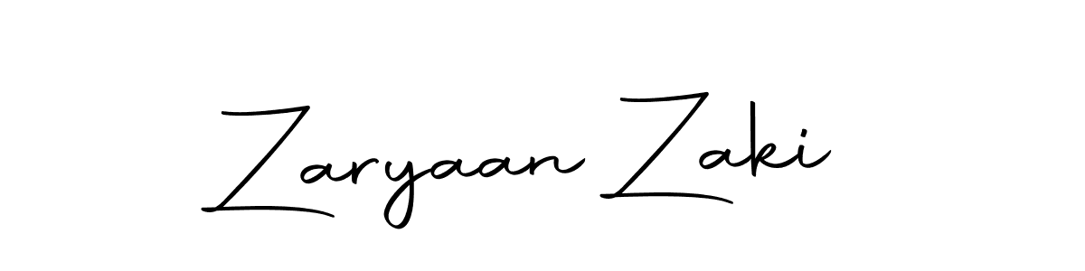 Create a beautiful signature design for name Zaryaan Zaki. With this signature (Autography-DOLnW) fonts, you can make a handwritten signature for free. Zaryaan Zaki signature style 10 images and pictures png
