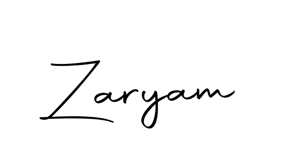 if you are searching for the best signature style for your name Zaryam. so please give up your signature search. here we have designed multiple signature styles  using Autography-DOLnW. Zaryam signature style 10 images and pictures png