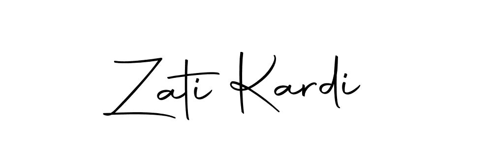 Also we have Zati Kardi name is the best signature style. Create professional handwritten signature collection using Autography-DOLnW autograph style. Zati Kardi signature style 10 images and pictures png