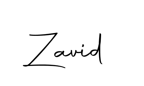Zavid stylish signature style. Best Handwritten Sign (Autography-DOLnW) for my name. Handwritten Signature Collection Ideas for my name Zavid. Zavid signature style 10 images and pictures png