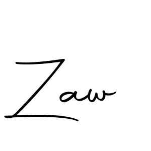 Also we have Zaw name is the best signature style. Create professional handwritten signature collection using Autography-DOLnW autograph style. Zaw signature style 10 images and pictures png