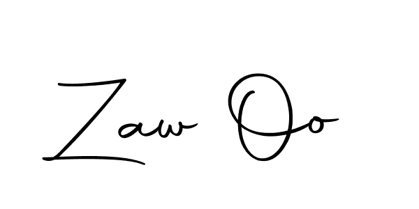 Make a beautiful signature design for name Zaw Oo. With this signature (Autography-DOLnW) style, you can create a handwritten signature for free. Zaw Oo signature style 10 images and pictures png