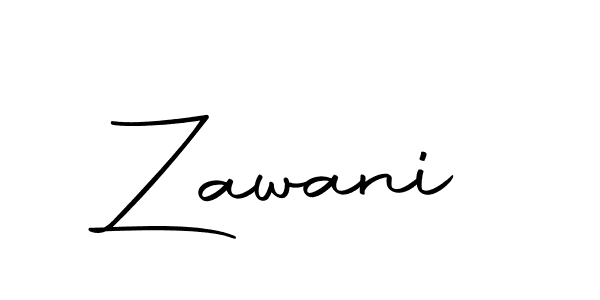 Make a beautiful signature design for name Zawani. With this signature (Autography-DOLnW) style, you can create a handwritten signature for free. Zawani signature style 10 images and pictures png