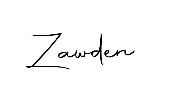 Similarly Autography-DOLnW is the best handwritten signature design. Signature creator online .You can use it as an online autograph creator for name Zawden. Zawden signature style 10 images and pictures png