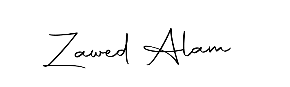 Zawed Alam stylish signature style. Best Handwritten Sign (Autography-DOLnW) for my name. Handwritten Signature Collection Ideas for my name Zawed Alam. Zawed Alam signature style 10 images and pictures png