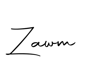 How to make Zawm name signature. Use Autography-DOLnW style for creating short signs online. This is the latest handwritten sign. Zawm signature style 10 images and pictures png