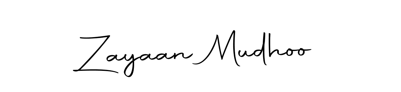 Make a beautiful signature design for name Zayaan Mudhoo. Use this online signature maker to create a handwritten signature for free. Zayaan Mudhoo signature style 10 images and pictures png
