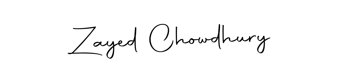 Design your own signature with our free online signature maker. With this signature software, you can create a handwritten (Autography-DOLnW) signature for name Zayed Chowdhury. Zayed Chowdhury signature style 10 images and pictures png