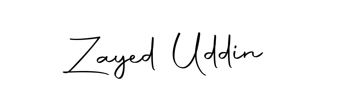 Make a beautiful signature design for name Zayed Uddin. With this signature (Autography-DOLnW) style, you can create a handwritten signature for free. Zayed Uddin signature style 10 images and pictures png