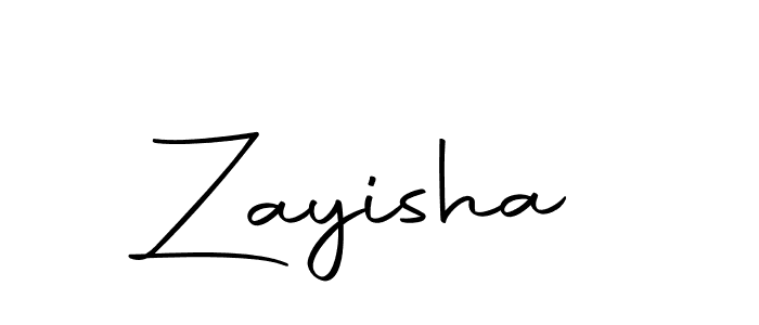 Create a beautiful signature design for name Zayisha. With this signature (Autography-DOLnW) fonts, you can make a handwritten signature for free. Zayisha signature style 10 images and pictures png
