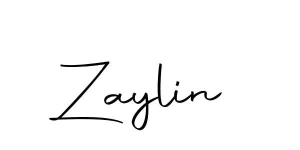 How to make Zaylin signature? Autography-DOLnW is a professional autograph style. Create handwritten signature for Zaylin name. Zaylin signature style 10 images and pictures png