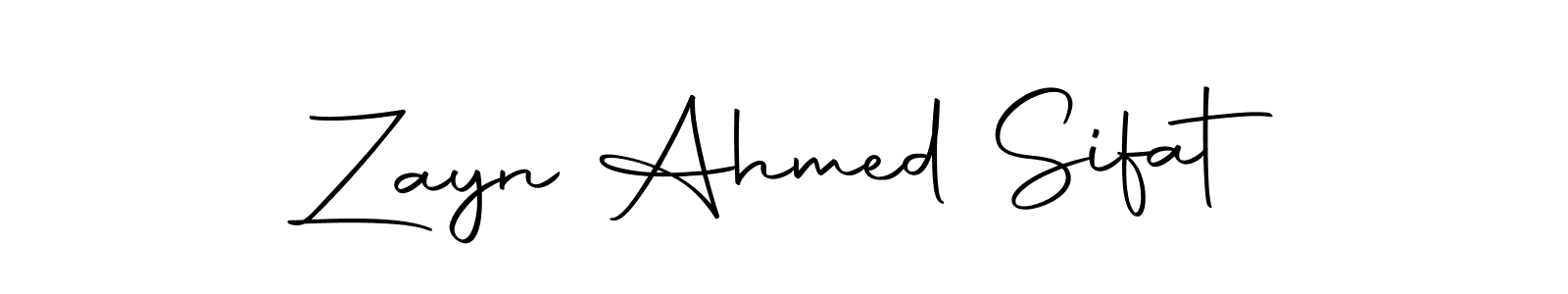 Make a beautiful signature design for name Zayn Ahmed Sifat. Use this online signature maker to create a handwritten signature for free. Zayn Ahmed Sifat signature style 10 images and pictures png