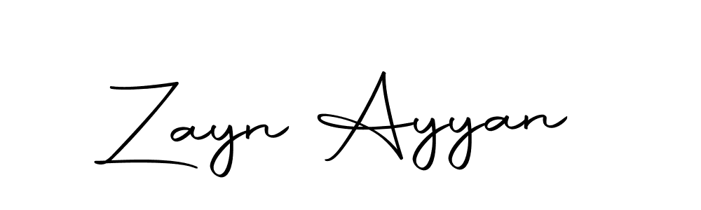 Zayn Ayyan stylish signature style. Best Handwritten Sign (Autography-DOLnW) for my name. Handwritten Signature Collection Ideas for my name Zayn Ayyan. Zayn Ayyan signature style 10 images and pictures png
