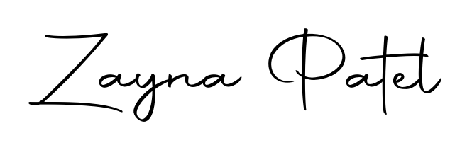 Design your own signature with our free online signature maker. With this signature software, you can create a handwritten (Autography-DOLnW) signature for name Zayna Patel. Zayna Patel signature style 10 images and pictures png