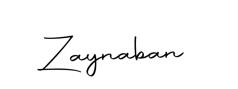 Zaynaban stylish signature style. Best Handwritten Sign (Autography-DOLnW) for my name. Handwritten Signature Collection Ideas for my name Zaynaban. Zaynaban signature style 10 images and pictures png