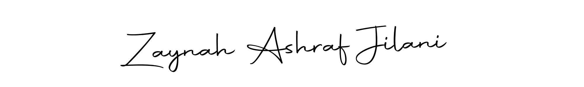 Also we have Zaynah Ashraf Jilani name is the best signature style. Create professional handwritten signature collection using Autography-DOLnW autograph style. Zaynah Ashraf Jilani signature style 10 images and pictures png