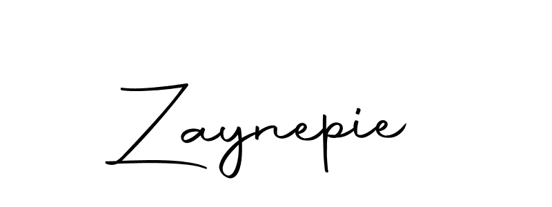 You should practise on your own different ways (Autography-DOLnW) to write your name (Zaynepie) in signature. don't let someone else do it for you. Zaynepie signature style 10 images and pictures png