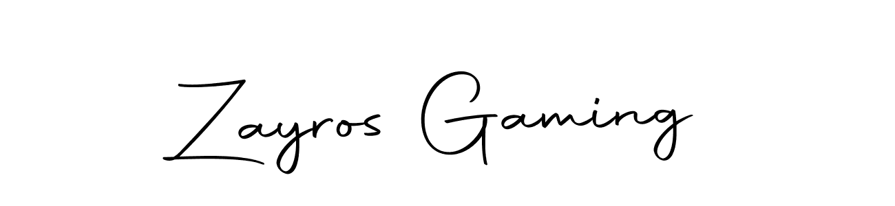 It looks lik you need a new signature style for name Zayros Gaming. Design unique handwritten (Autography-DOLnW) signature with our free signature maker in just a few clicks. Zayros Gaming signature style 10 images and pictures png