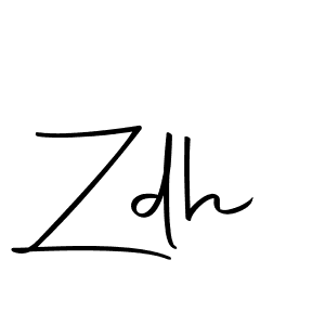 How to Draw Zdh signature style? Autography-DOLnW is a latest design signature styles for name Zdh. Zdh signature style 10 images and pictures png