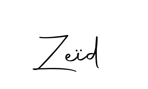 How to make Zeïd signature? Autography-DOLnW is a professional autograph style. Create handwritten signature for Zeïd name. Zeïd signature style 10 images and pictures png