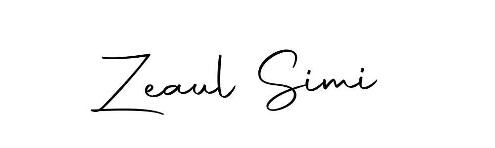 if you are searching for the best signature style for your name Zeaul Simi. so please give up your signature search. here we have designed multiple signature styles  using Autography-DOLnW. Zeaul Simi signature style 10 images and pictures png