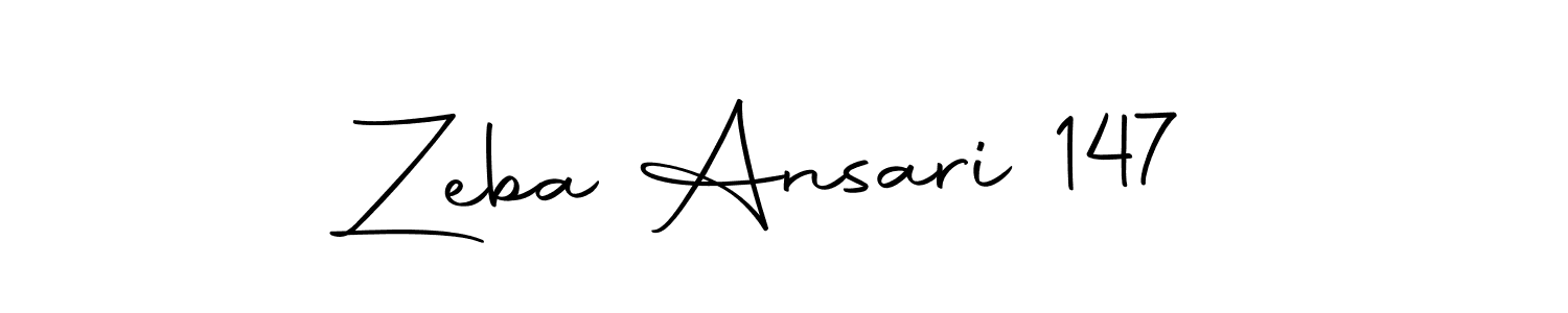 Also You can easily find your signature by using the search form. We will create Zeba Ansari 147 name handwritten signature images for you free of cost using Autography-DOLnW sign style. Zeba Ansari 147 signature style 10 images and pictures png