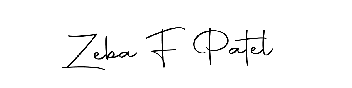 Similarly Autography-DOLnW is the best handwritten signature design. Signature creator online .You can use it as an online autograph creator for name Zeba F Patel. Zeba F Patel signature style 10 images and pictures png