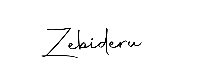 Similarly Autography-DOLnW is the best handwritten signature design. Signature creator online .You can use it as an online autograph creator for name Zebideru. Zebideru signature style 10 images and pictures png