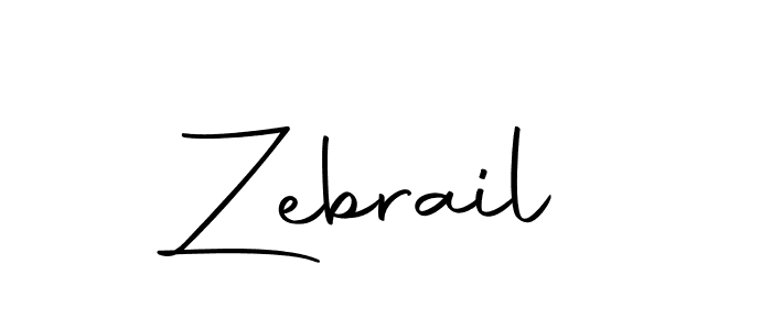 How to make Zebrail signature? Autography-DOLnW is a professional autograph style. Create handwritten signature for Zebrail name. Zebrail signature style 10 images and pictures png