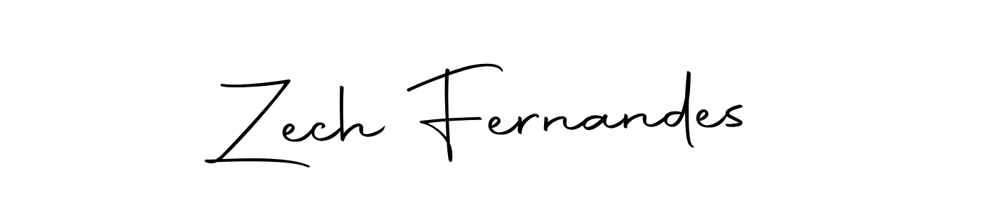 Create a beautiful signature design for name Zech Fernandes. With this signature (Autography-DOLnW) fonts, you can make a handwritten signature for free. Zech Fernandes signature style 10 images and pictures png