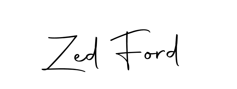 Create a beautiful signature design for name Zed Ford. With this signature (Autography-DOLnW) fonts, you can make a handwritten signature for free. Zed Ford signature style 10 images and pictures png