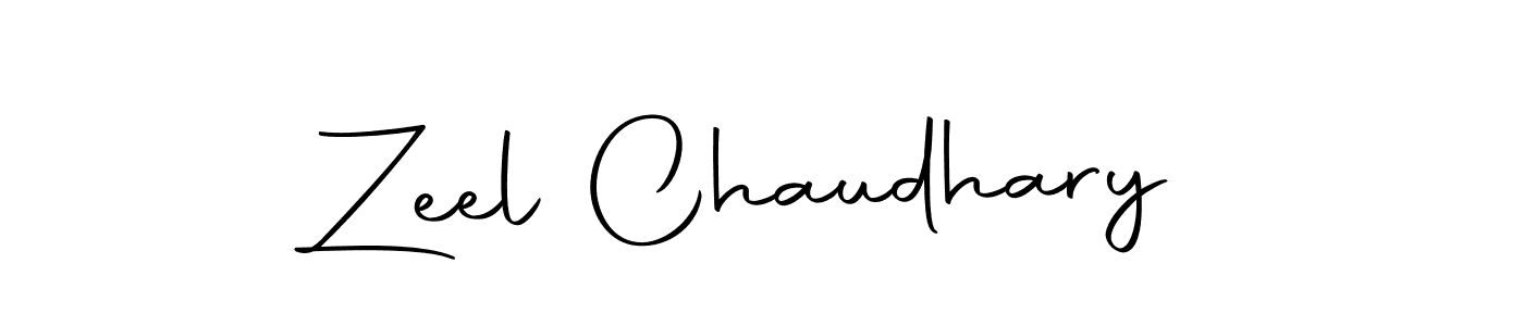 Make a beautiful signature design for name Zeel Chaudhary. With this signature (Autography-DOLnW) style, you can create a handwritten signature for free. Zeel Chaudhary signature style 10 images and pictures png