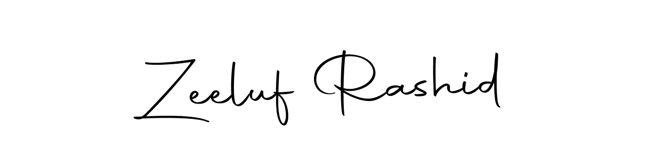 How to Draw Zeeluf Rashid signature style? Autography-DOLnW is a latest design signature styles for name Zeeluf Rashid. Zeeluf Rashid signature style 10 images and pictures png