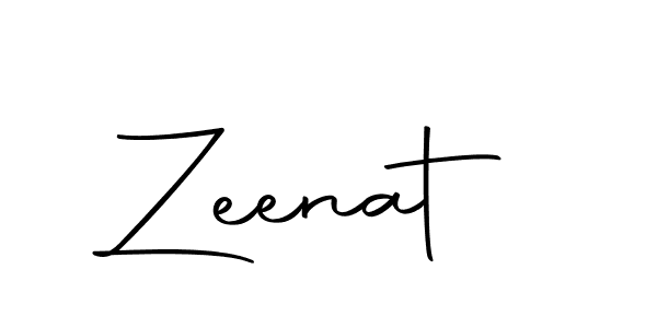 Make a beautiful signature design for name Zeenat. With this signature (Autography-DOLnW) style, you can create a handwritten signature for free. Zeenat signature style 10 images and pictures png