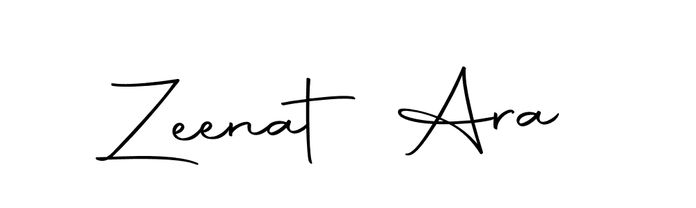 Zeenat Ara stylish signature style. Best Handwritten Sign (Autography-DOLnW) for my name. Handwritten Signature Collection Ideas for my name Zeenat Ara. Zeenat Ara signature style 10 images and pictures png