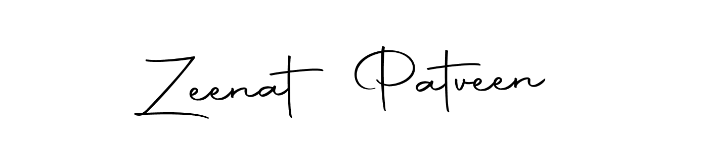 Design your own signature with our free online signature maker. With this signature software, you can create a handwritten (Autography-DOLnW) signature for name Zeenat Patveen. Zeenat Patveen signature style 10 images and pictures png