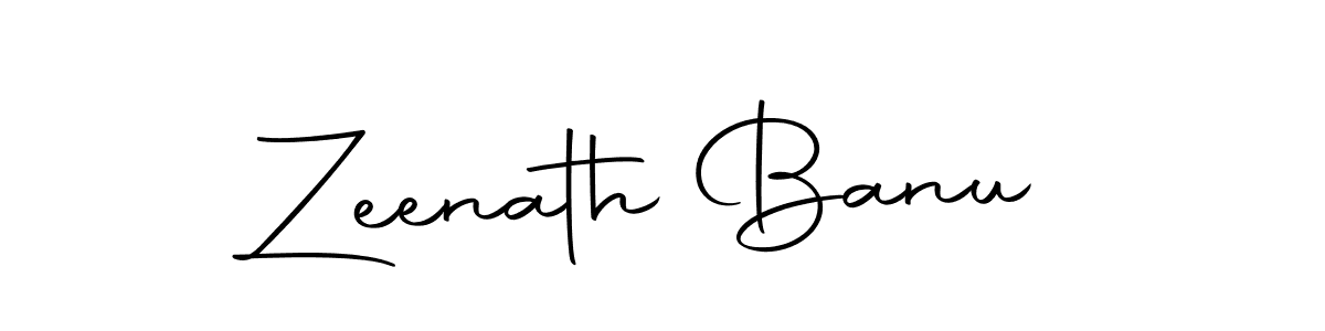 How to make Zeenath Banu signature? Autography-DOLnW is a professional autograph style. Create handwritten signature for Zeenath Banu name. Zeenath Banu signature style 10 images and pictures png