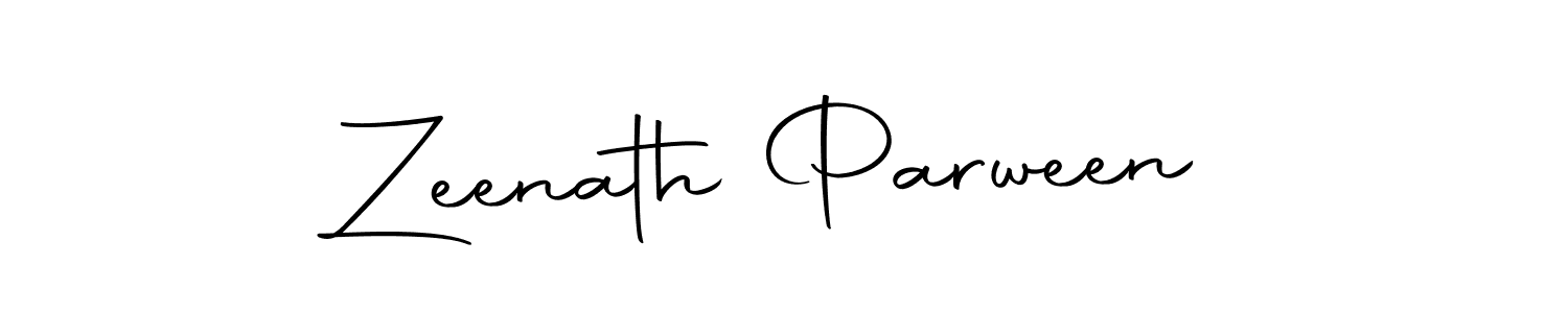 Use a signature maker to create a handwritten signature online. With this signature software, you can design (Autography-DOLnW) your own signature for name Zeenath Parween. Zeenath Parween signature style 10 images and pictures png