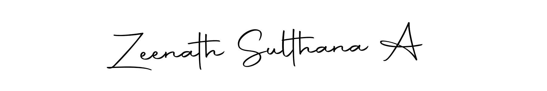if you are searching for the best signature style for your name Zeenath Sulthana A. so please give up your signature search. here we have designed multiple signature styles  using Autography-DOLnW. Zeenath Sulthana A signature style 10 images and pictures png