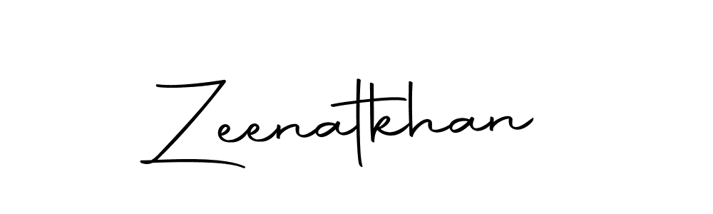 How to make Zeenatkhan name signature. Use Autography-DOLnW style for creating short signs online. This is the latest handwritten sign. Zeenatkhan signature style 10 images and pictures png