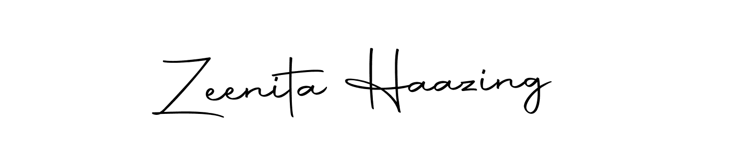 Use a signature maker to create a handwritten signature online. With this signature software, you can design (Autography-DOLnW) your own signature for name Zeenita Haazing. Zeenita Haazing signature style 10 images and pictures png