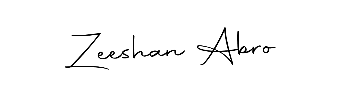 It looks lik you need a new signature style for name Zeeshan Abro. Design unique handwritten (Autography-DOLnW) signature with our free signature maker in just a few clicks. Zeeshan Abro signature style 10 images and pictures png