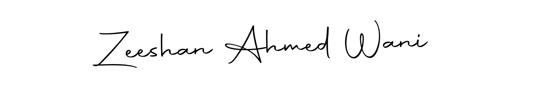 You should practise on your own different ways (Autography-DOLnW) to write your name (Zeeshan Ahmed Wani) in signature. don't let someone else do it for you. Zeeshan Ahmed Wani signature style 10 images and pictures png