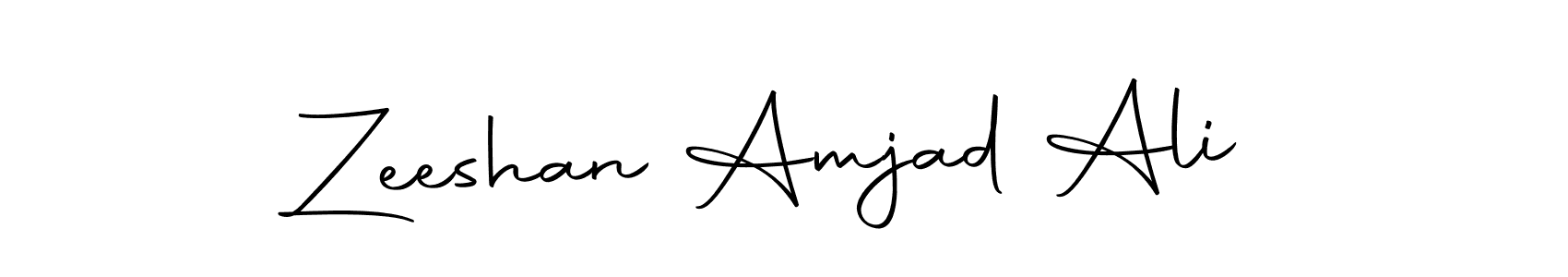 Create a beautiful signature design for name Zeeshan Amjad Ali. With this signature (Autography-DOLnW) fonts, you can make a handwritten signature for free. Zeeshan Amjad Ali signature style 10 images and pictures png