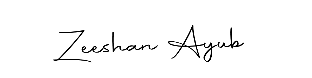 Make a beautiful signature design for name Zeeshan Ayub. With this signature (Autography-DOLnW) style, you can create a handwritten signature for free. Zeeshan Ayub signature style 10 images and pictures png