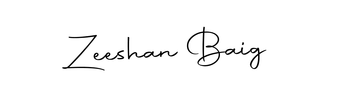 Make a beautiful signature design for name Zeeshan Baig. With this signature (Autography-DOLnW) style, you can create a handwritten signature for free. Zeeshan Baig signature style 10 images and pictures png