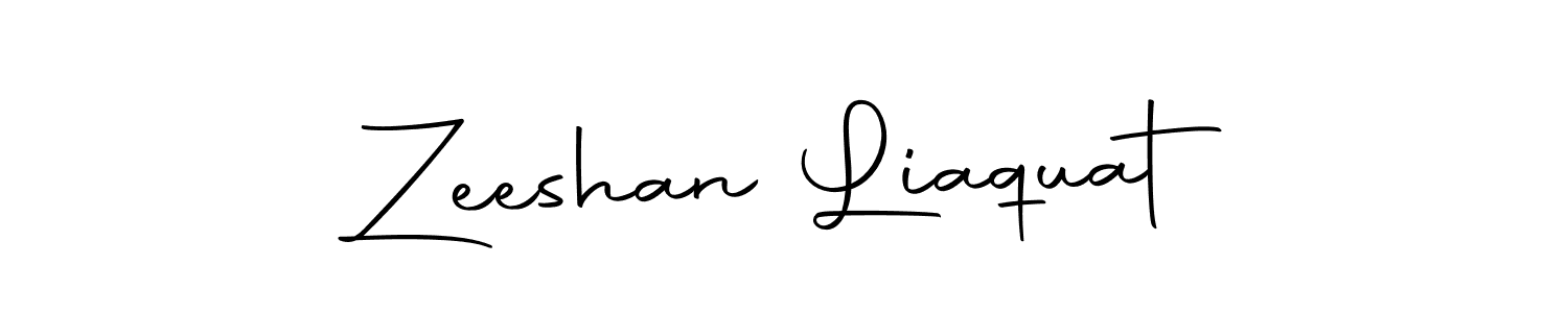 Create a beautiful signature design for name Zeeshan Liaquat. With this signature (Autography-DOLnW) fonts, you can make a handwritten signature for free. Zeeshan Liaquat signature style 10 images and pictures png