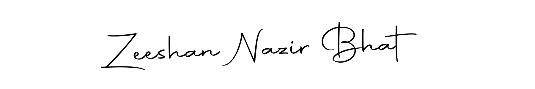 Use a signature maker to create a handwritten signature online. With this signature software, you can design (Autography-DOLnW) your own signature for name Zeeshan Nazir Bhat. Zeeshan Nazir Bhat signature style 10 images and pictures png
