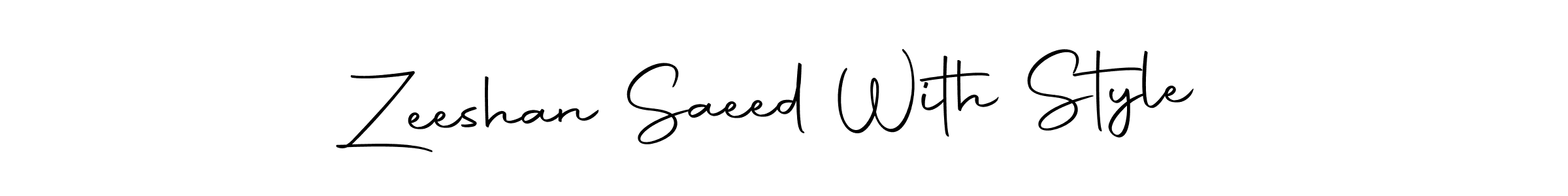 Similarly Autography-DOLnW is the best handwritten signature design. Signature creator online .You can use it as an online autograph creator for name Zeeshan Saeed With Style. Zeeshan Saeed With Style signature style 10 images and pictures png