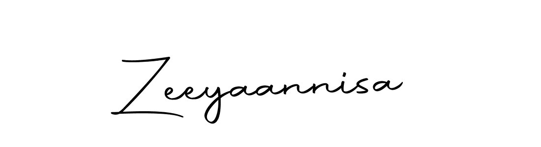 Make a beautiful signature design for name Zeeyaannisa. With this signature (Autography-DOLnW) style, you can create a handwritten signature for free. Zeeyaannisa signature style 10 images and pictures png